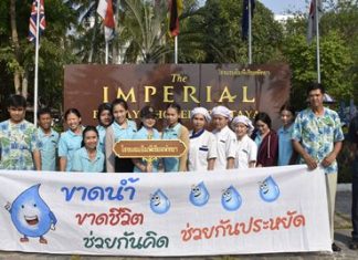 Imperial hotel promotes care of natural resources